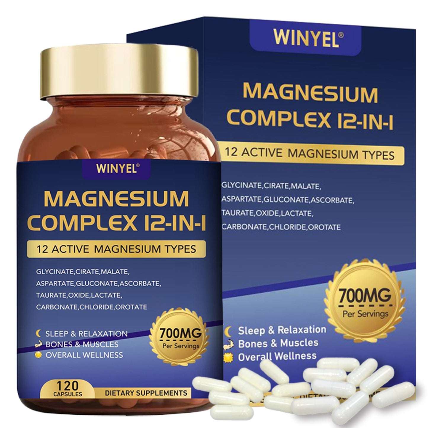 Magnesium Complex 700mg 12-in-1