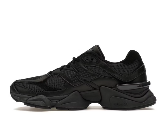 New Balance 9060 Triple Black Leather