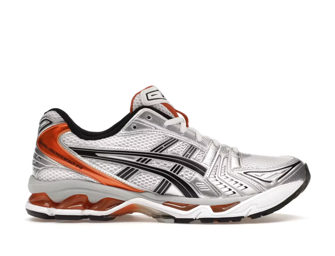 ASICS Gel-Kayano 14 White Piquant Orange