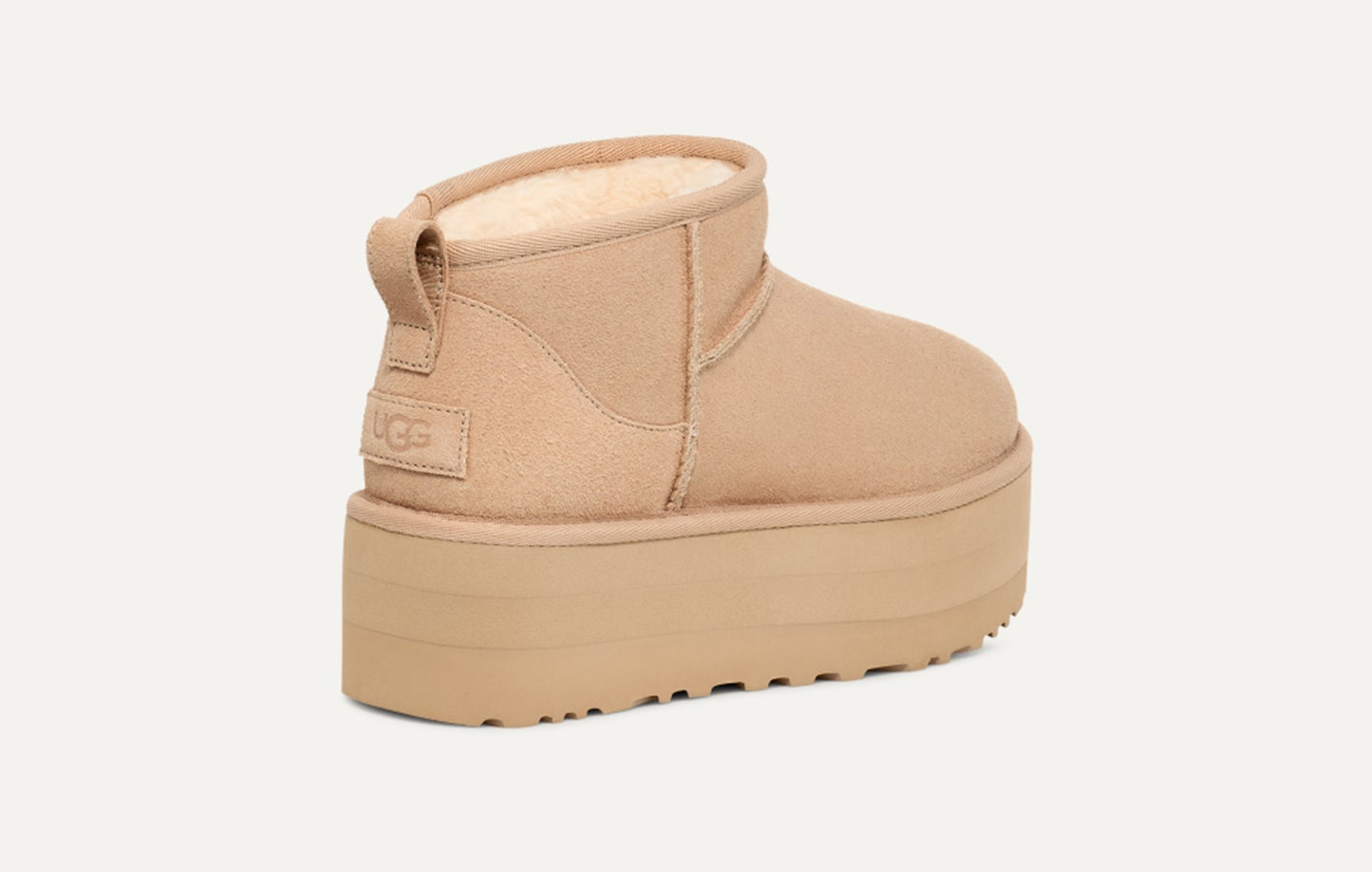 UGG Classic Ultra Mini Platform Driftwood / White Pepper