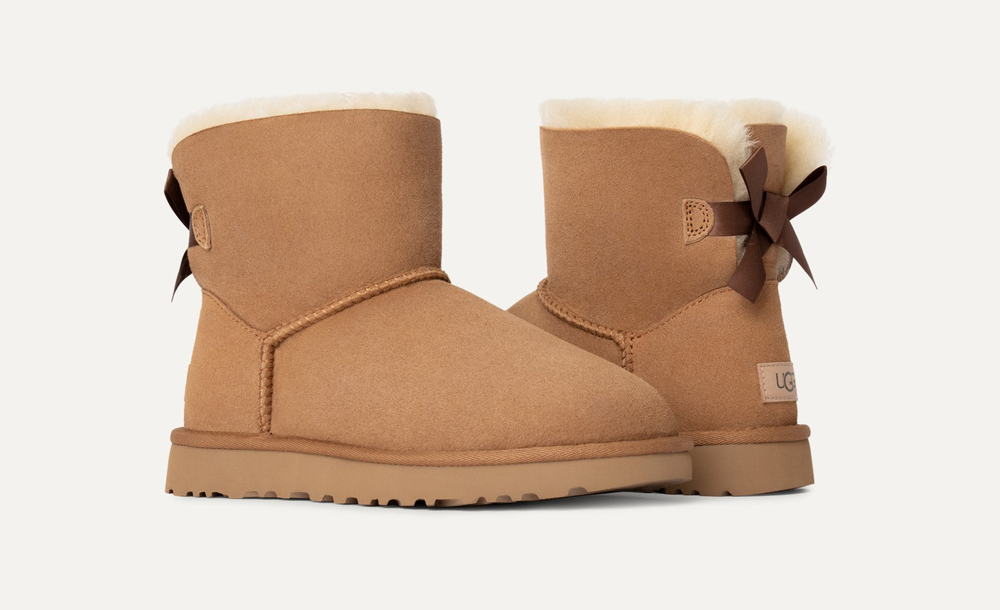 UGG Mini Bailey Bow II Boot Chestnut