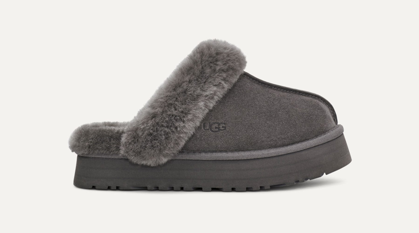 UGG Disquette Slippers Charcoal