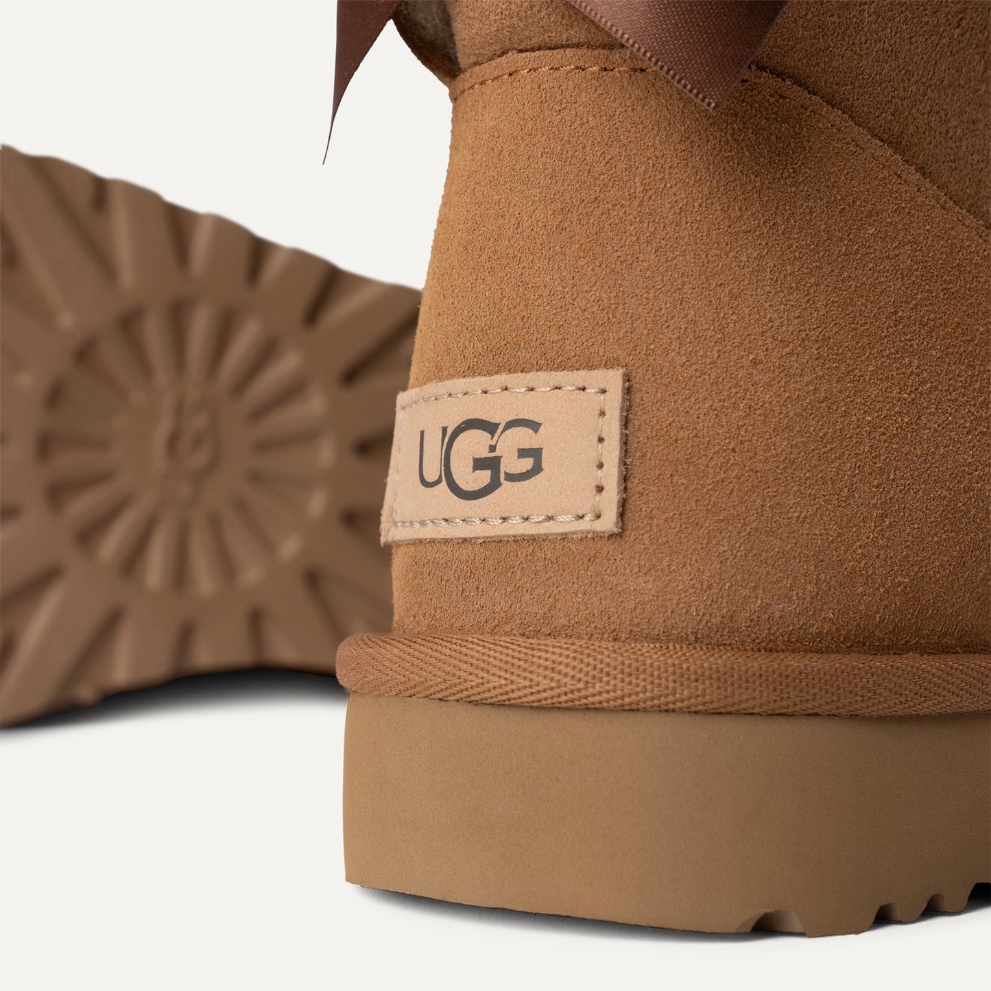 UGG Mini Bailey Bow II Boot Chestnut