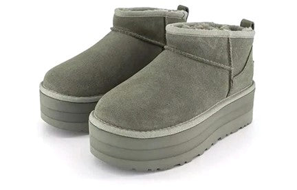 UGG Classic Ultra Mini Platform Moss Green