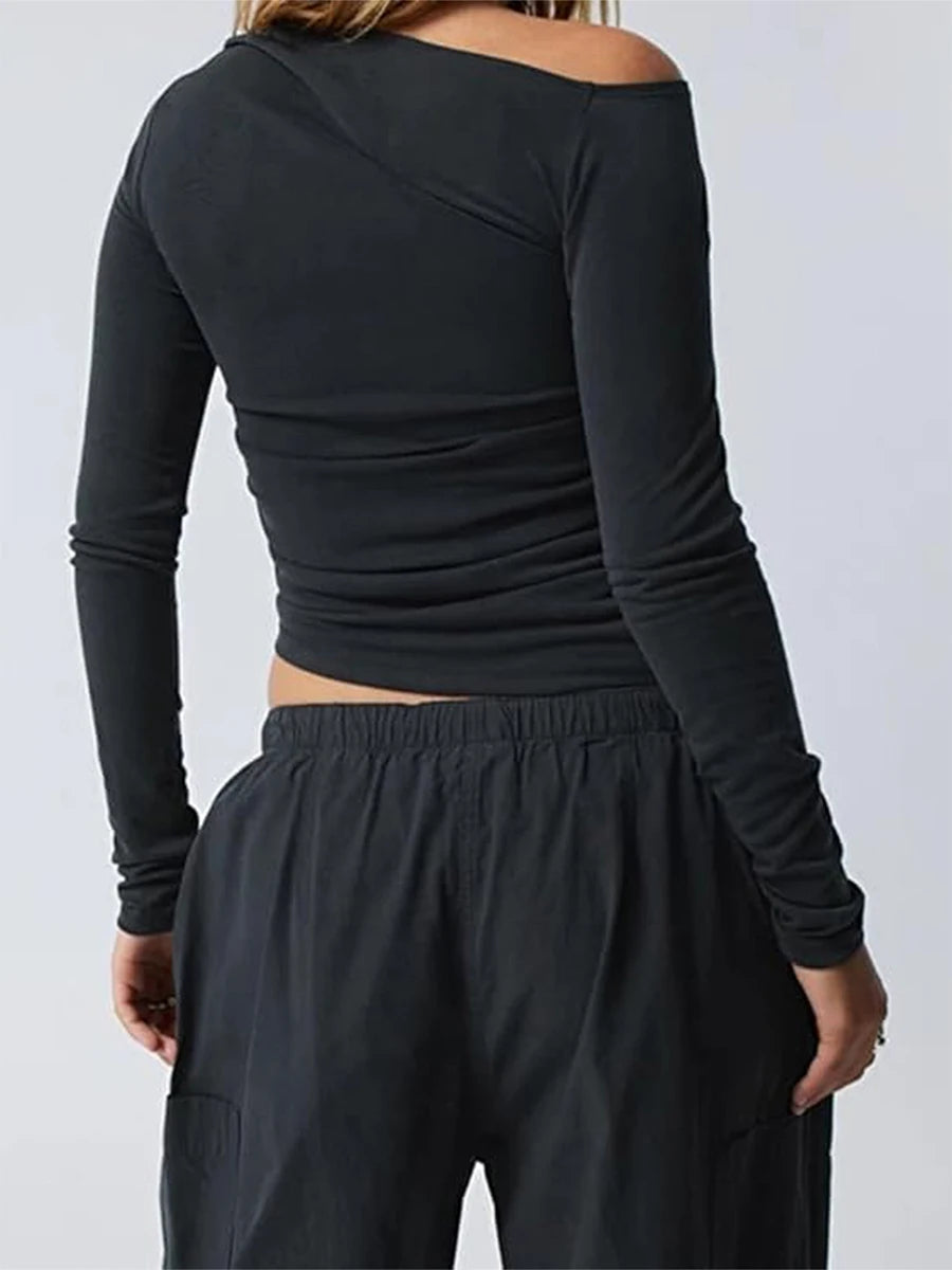 Long Sleeves Crop Tops For Women