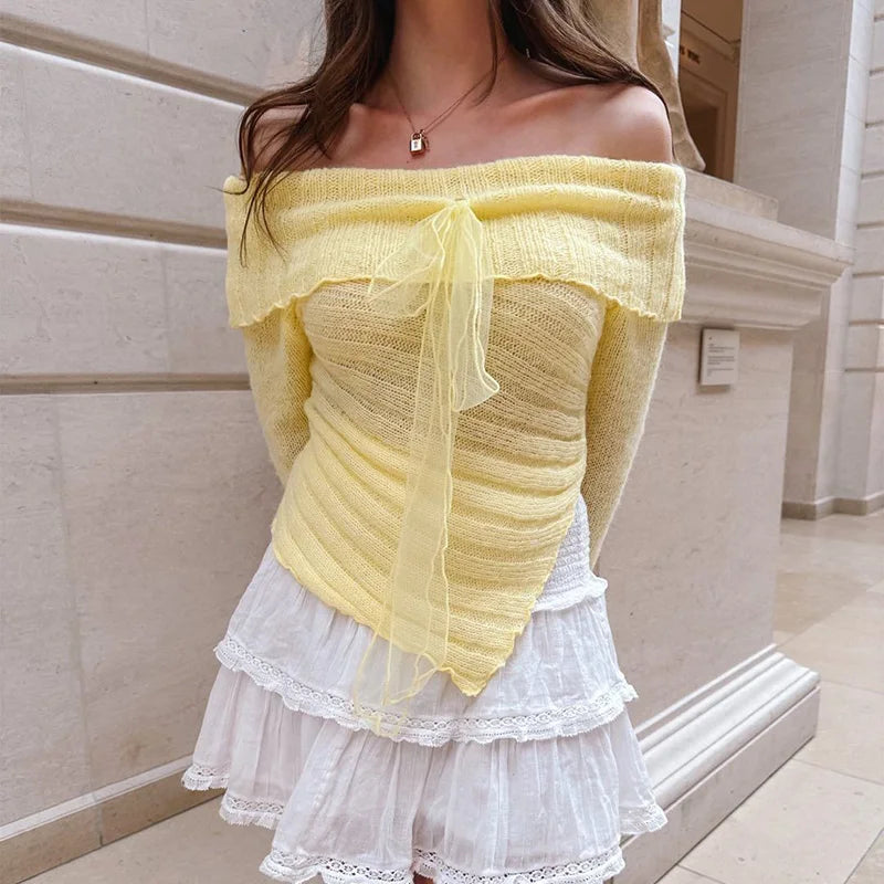 Neckless Knot Sweater