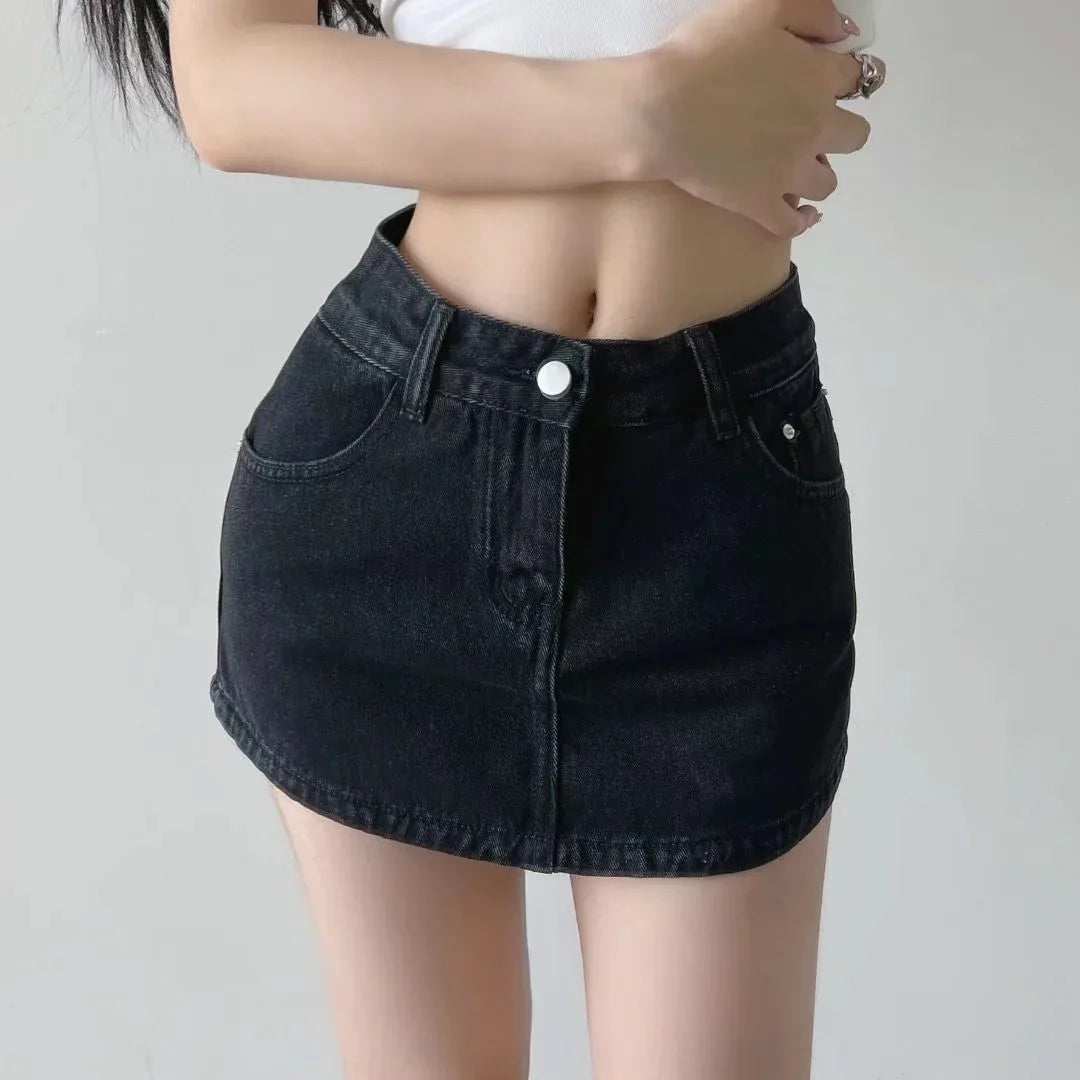 Denim Short Skirt For Women