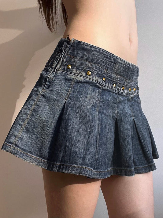 Denim Short Skirt For Women