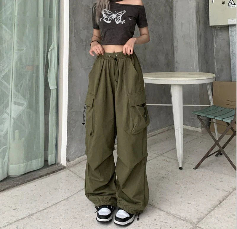 Korean Vintage Cargo Pants