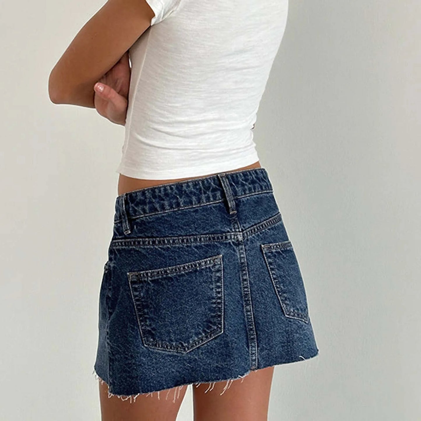 Denim Short Skirt For Women