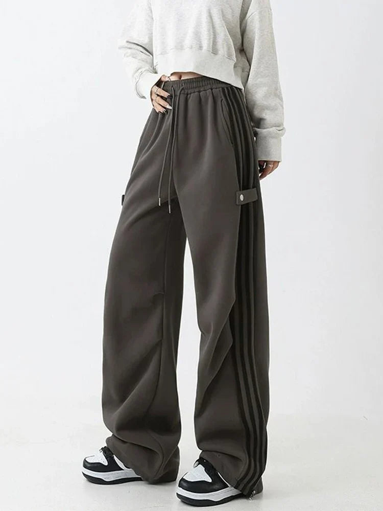 Vintage Striped Sweatpants