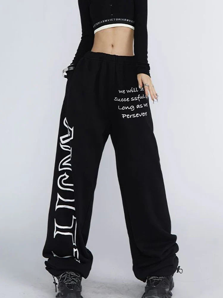 Sweatpants American Letter Print