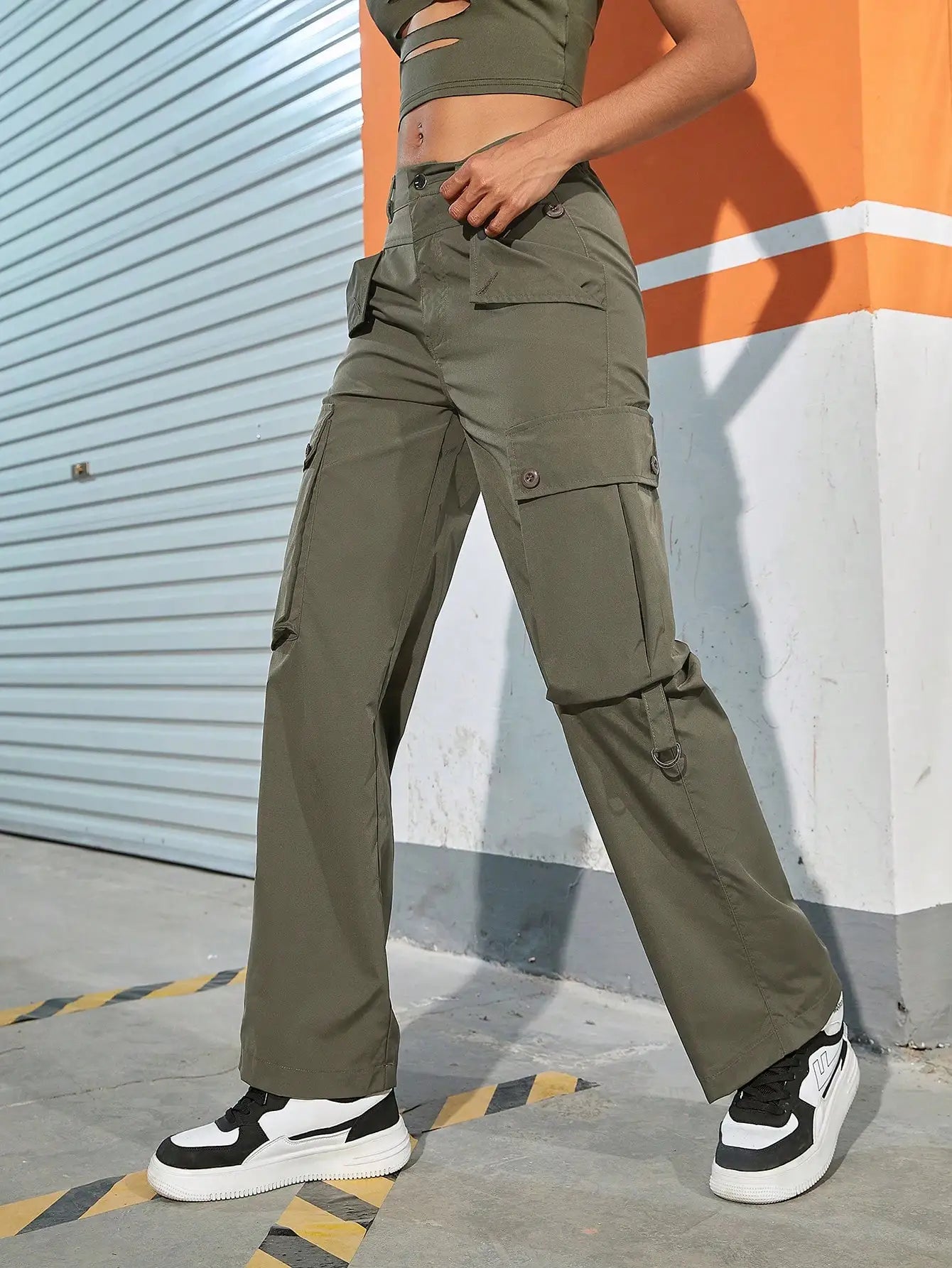 Straight Leg Cargo Pants